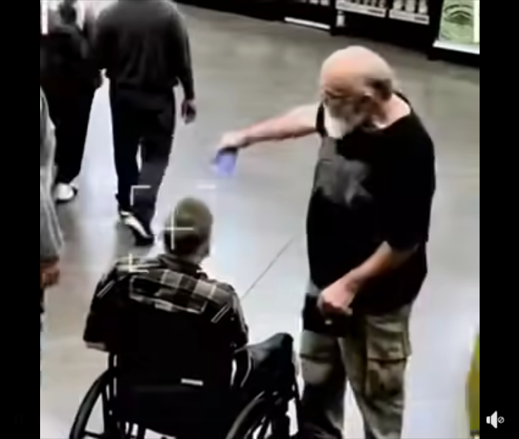 I was at Walmart when a man demanded I let his exhausted wife use my wheelchair!