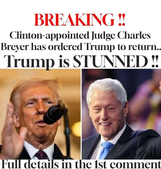 BREAKING NEWS / Clinton-appointed Judge Charles Breyer SHOCKS Nation