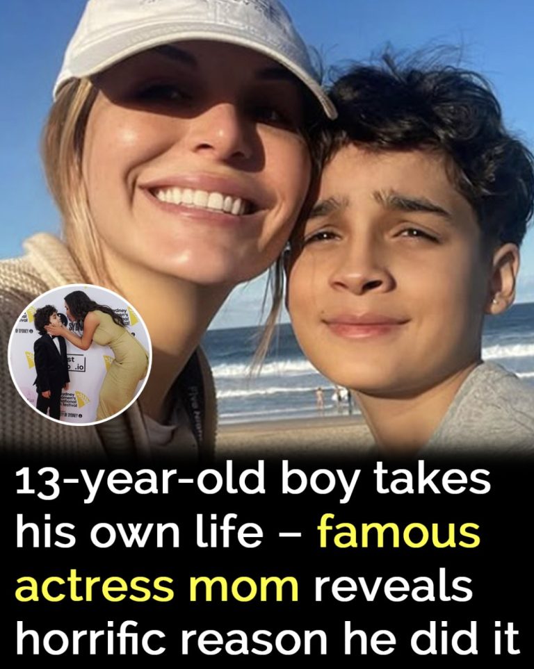 13-year-old boy takes his own life – famous actress mother reveals the horrific reason he did it and it breaks our hearts