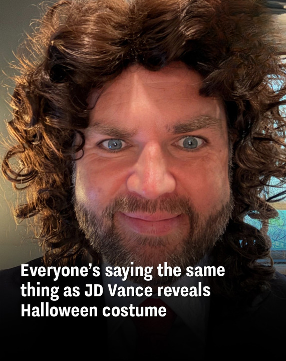 Everyone’s saying the same thing as JD Vance reveals Halloween costume