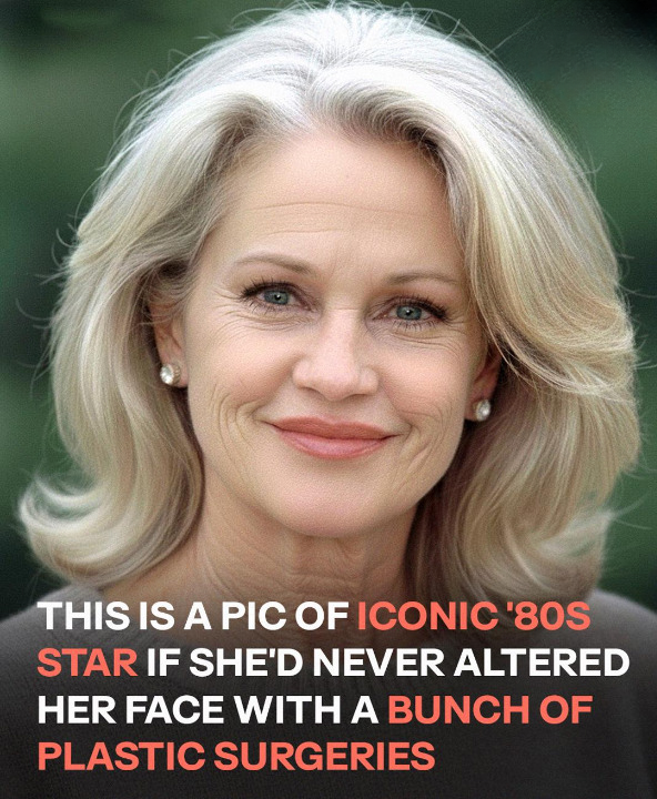 Fans Believe Melanie Griffith’s Face Was Altered by Cosmetic Procedures: Here’s How She Would Look Naturally, According to AI