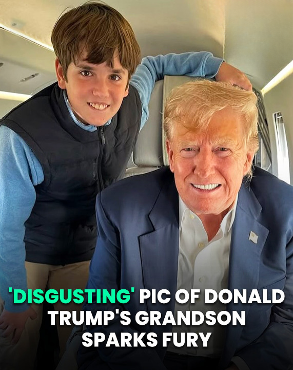 ‘Disgusting’ Photo Of Trump’s Grandson Spark Outrage