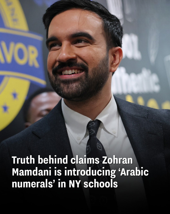 Truth behind claims Zohran Mamdani is introducing ‘Arabic numerals’ in NY schools