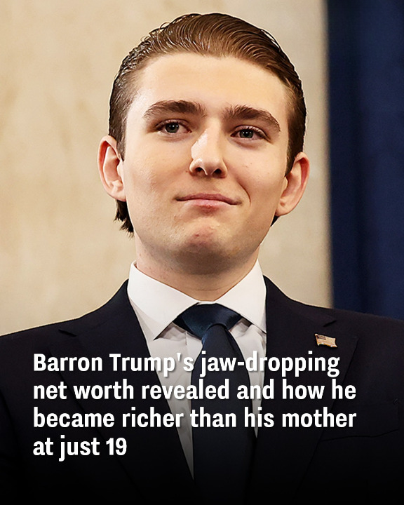 Barron Trump’s jaw-dropping net worth revealed and how he became richer than his mother at just 19