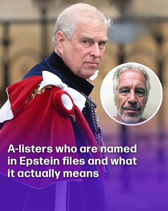 Celebs who’ve been named in Epstein files – and what it actually means