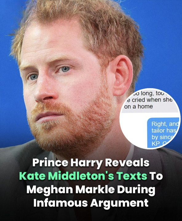 Prince Harry Reveals Kate Middleton’s Texts To Meghan Markle During Infamous Argument