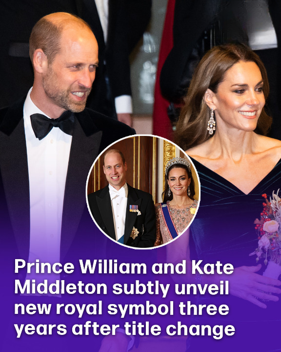 Prince William and Kate Middleton subtly unveil new royal symbol three years after title change