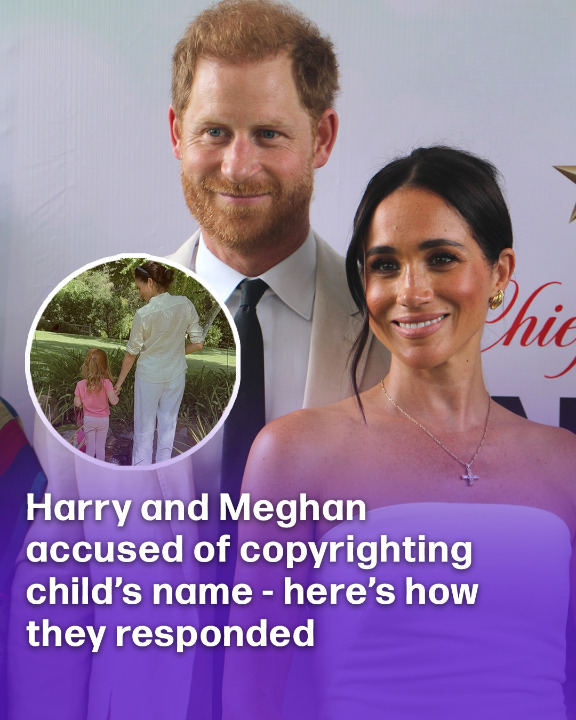 Harry and Meghan accused of copyrighting child’s name – here’s how they responded