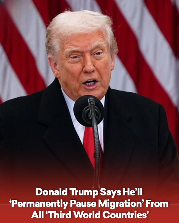 Donald Trump Says He’ll ‘Permanently Pause Migration’ From All ‘Third World Countries’