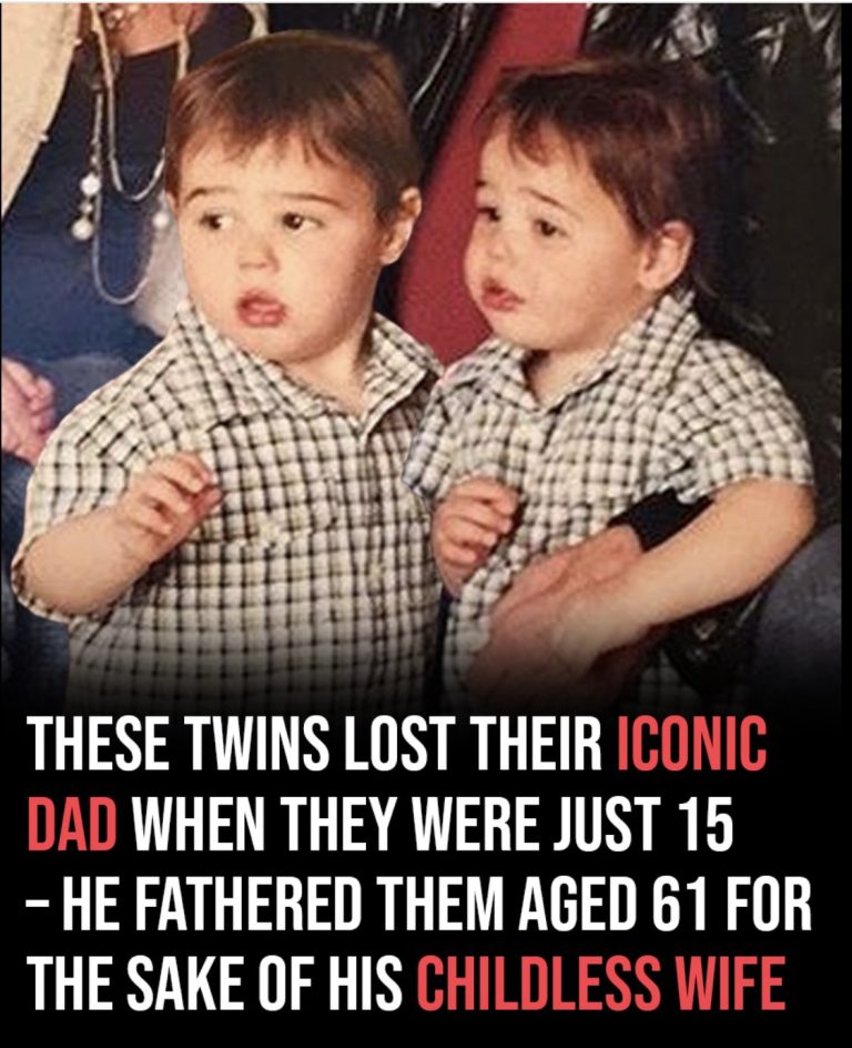 These twins lost their iconic dad when they were just 15 – He fathered them aged 61 for the sake of his childless wife