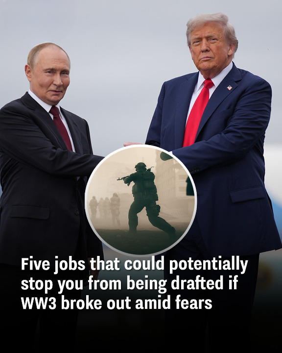 Five jobs that could potentially stop you from being drafted if WW3 broke out amid fears