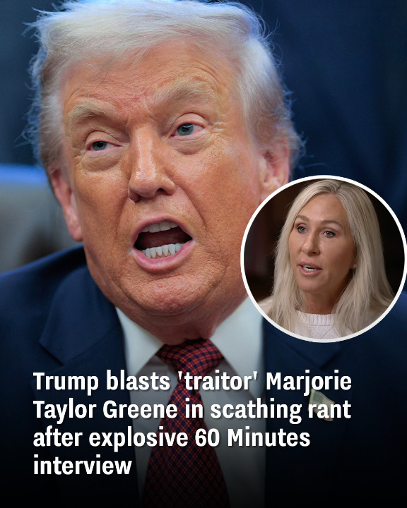Trump blasts ‘traitor’ Marjorie Taylor Greene in scathing rant after explosive 60 Minutes interview