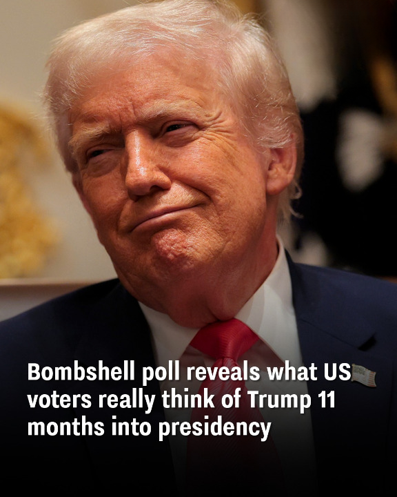 Bombshell poll reveals what US voters really think of Trump 11 months into presidency