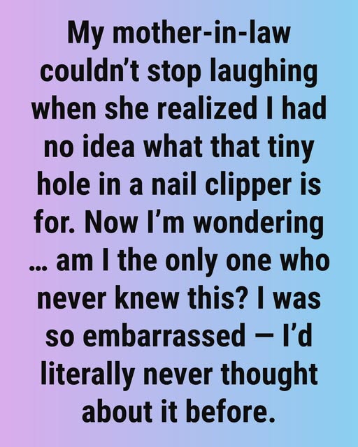 Why Nail Clippers Have That Small Circular Hole