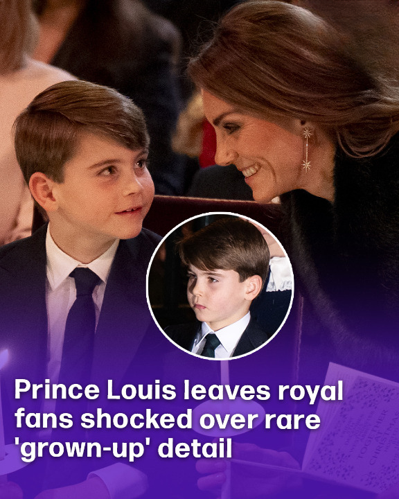 Prince Louis leaves royal fans shocked over rare ‘grown-up’ detail
