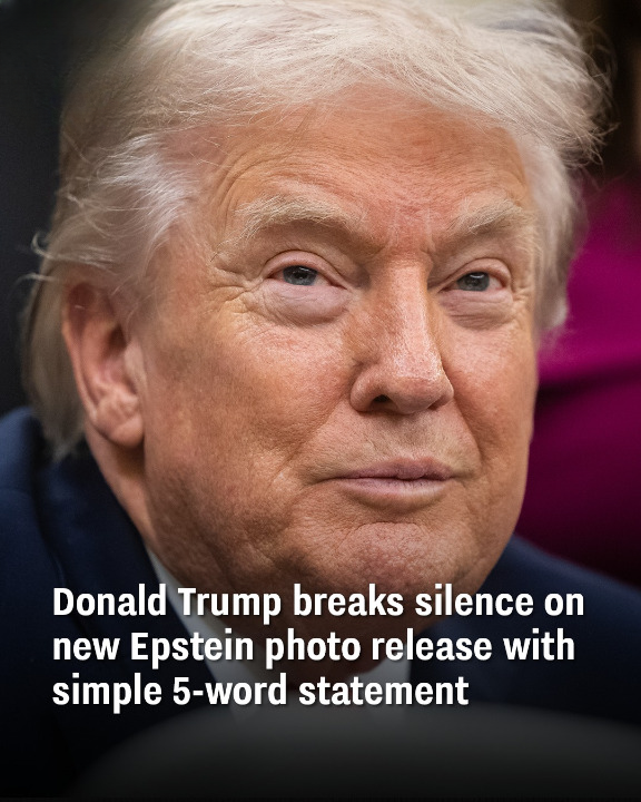 Donald Trump breaks silence on new Epstein photo release with simple 5-word statement