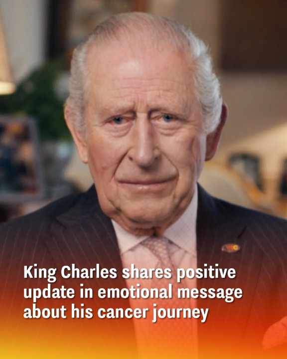 King Charles shares positive update in emotional message about his cancer journey