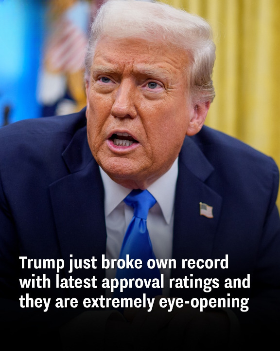 Trump just broke own record with latest approval ratings and they are extremely eye-opening