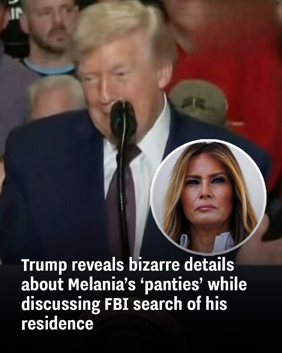 Trump reveals bizarre details about Melania’s ‘panties’ while discussing FBI search of his residence