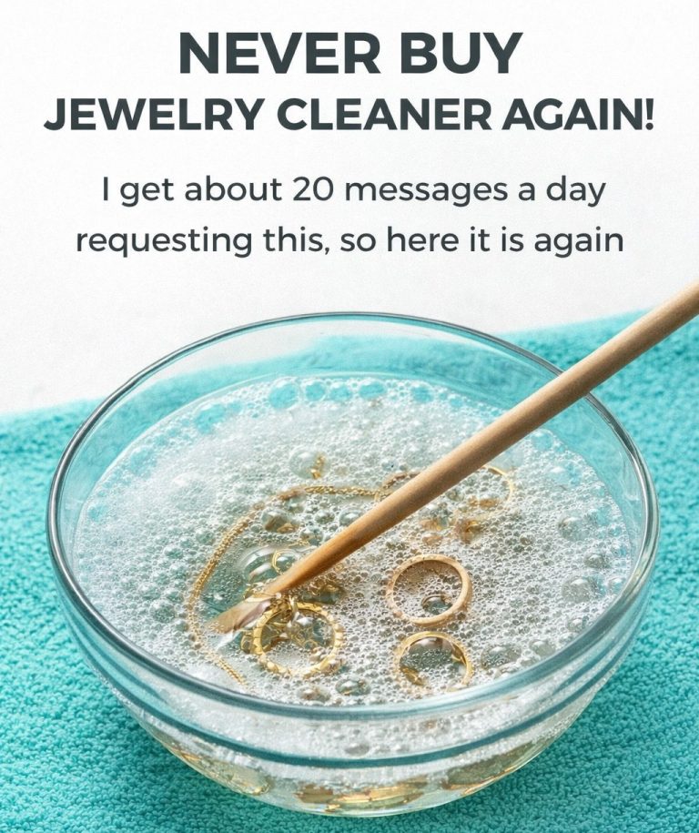 How to Make a Cheap and Simple DIY Jewelry Cleaner at Home