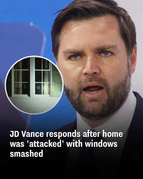 JD Vance Speaks Out After Windows Are Smashed at His Home