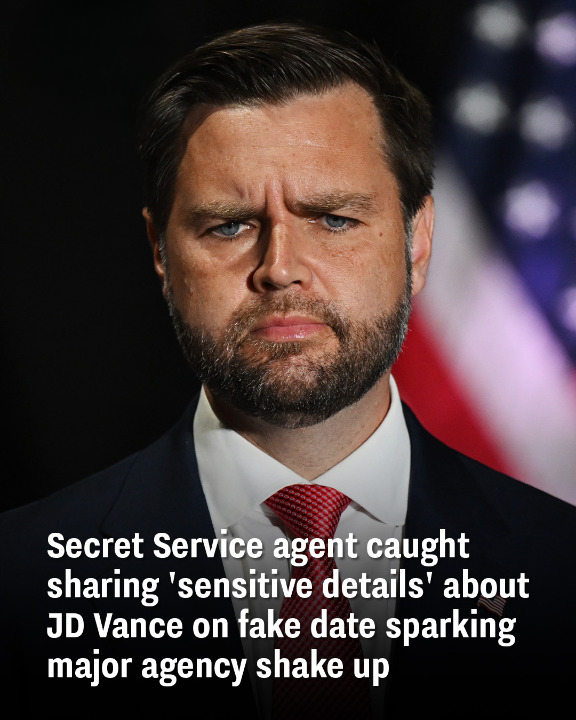 Secret Service agent caught sharing ‘sensitive details’ about JD Vance on fake date sparking major agency shake up