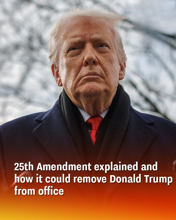 25th Amendment explained and how it could remove Donald Trump from office