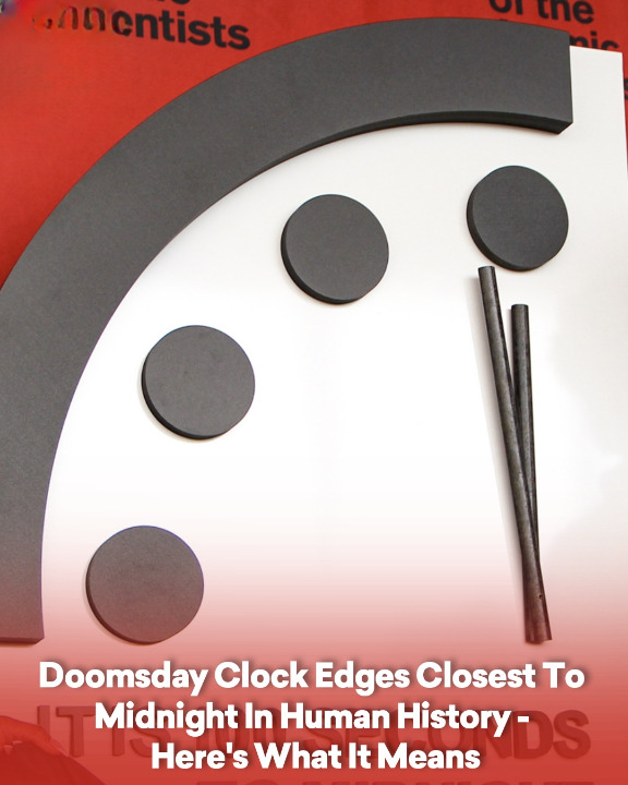 Doomsday Clock Edges Closest To Midnight In Human History – Here’s What It Means